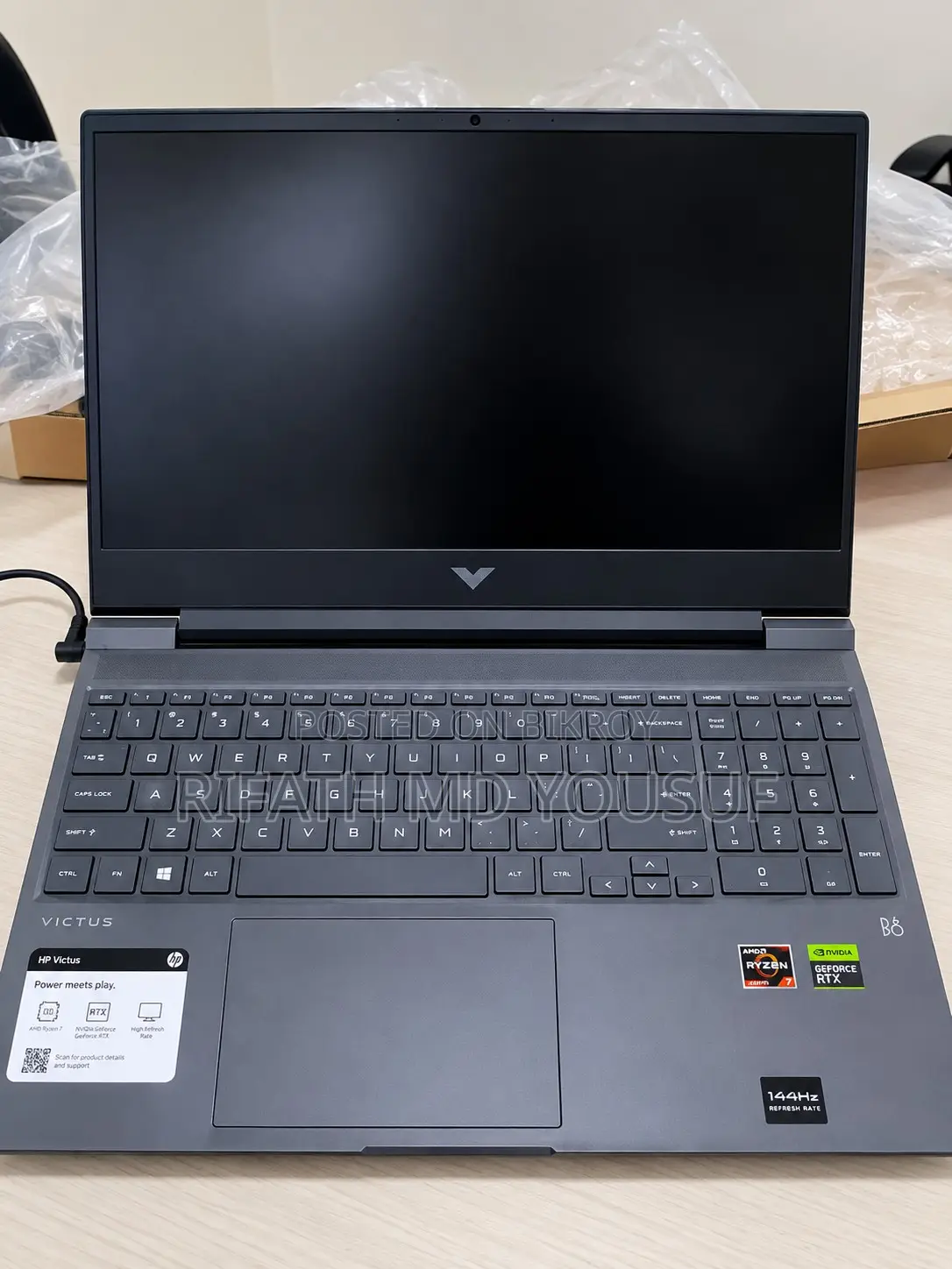 Laptop HP Victus 15 16GB AMD Ryzen 7 SSD 512GB