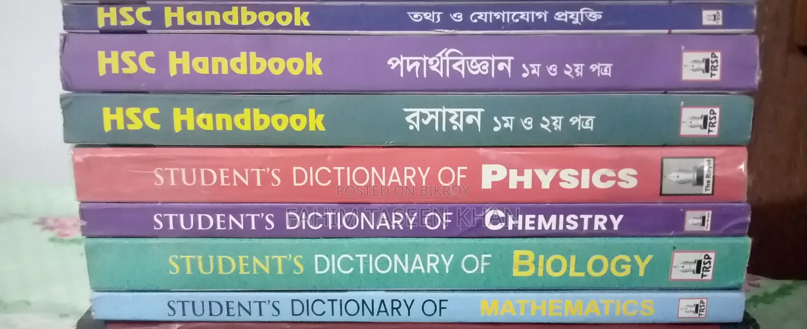Books will be sold.