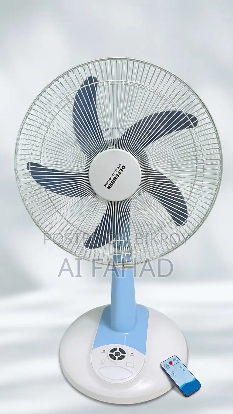 Defender Rechargeable Table Fan 16 Inch