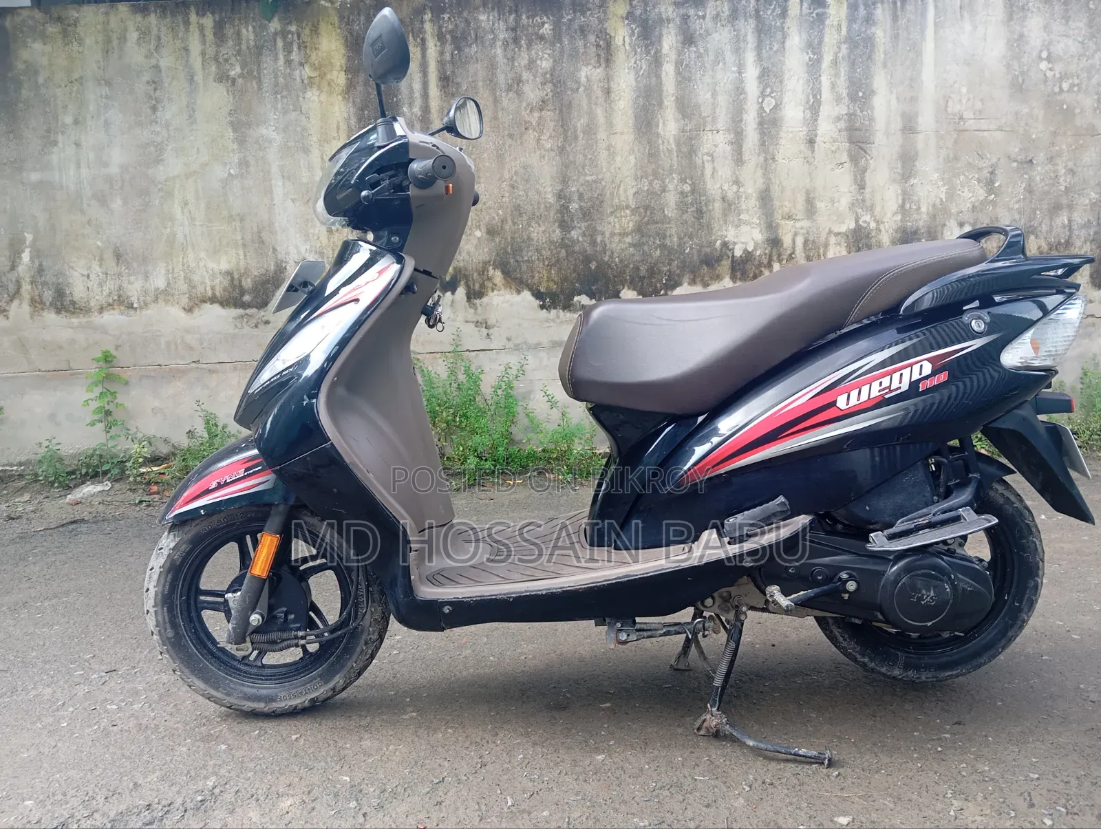 TVS Wego 2023 Black