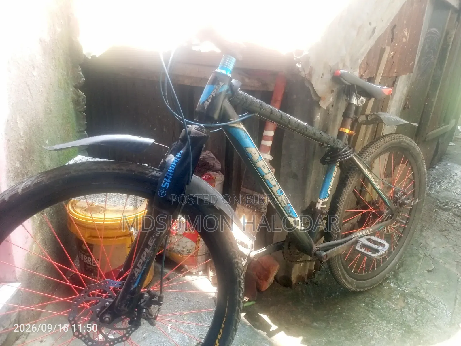 The condition of the cycle is good