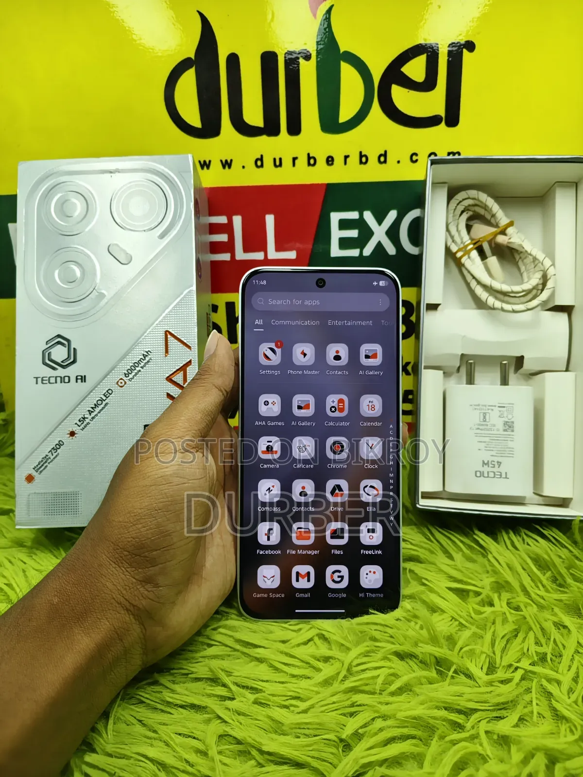 Tecno Pova 7 Pro 5G 256 GB Silver