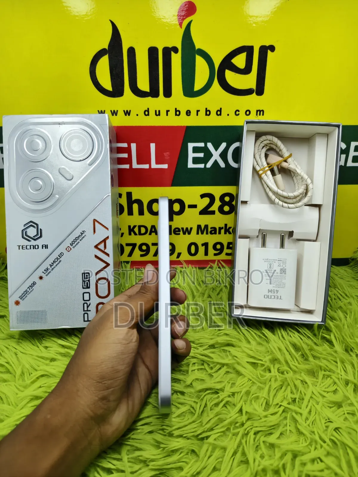 Tecno Pova 7 Pro 5G 256 GB Silver
