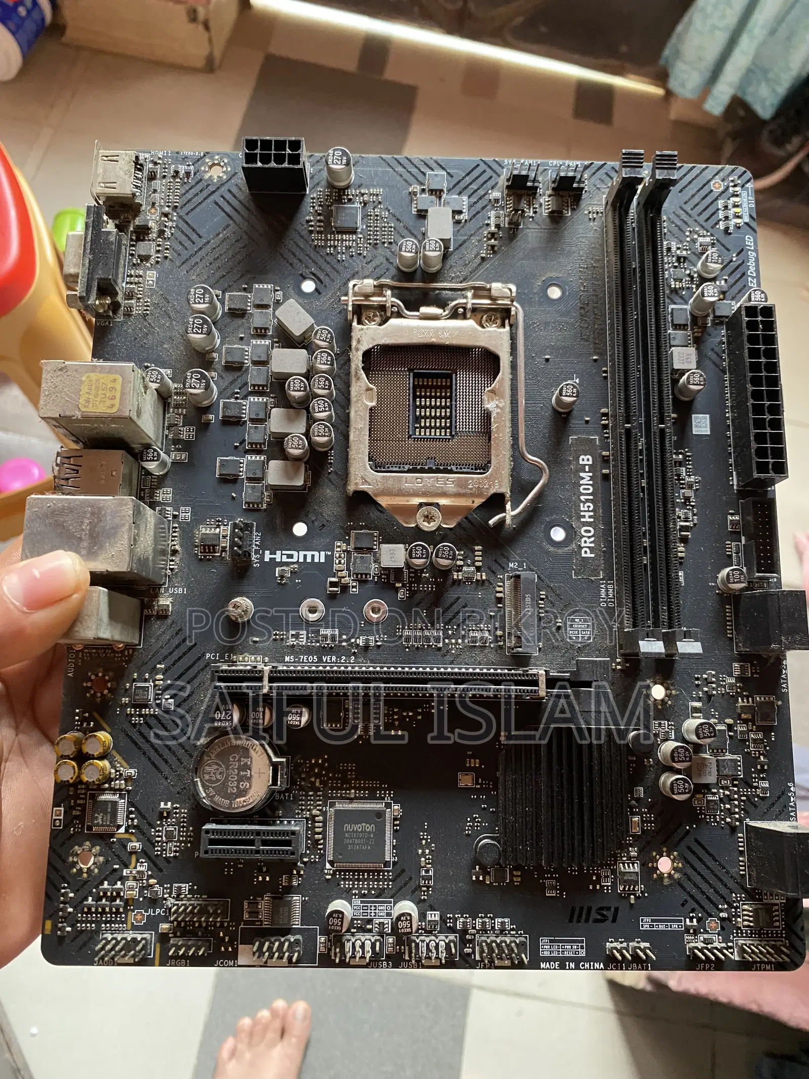 MSI H510m Motherboard
