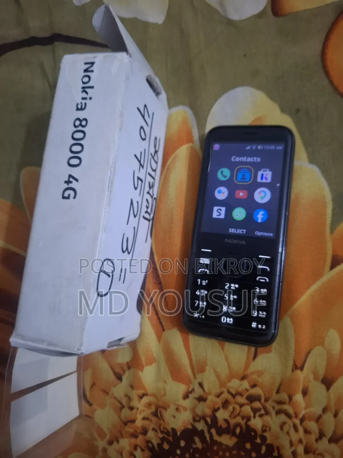 Nokia 8000 4G 4 GB Black