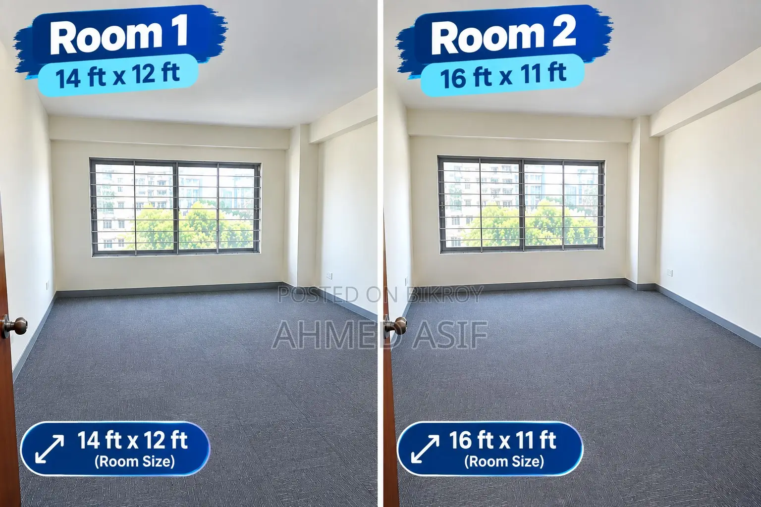 Office Rent — For Travel Agency / Manpower Office