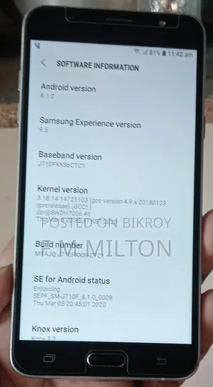 Samsung Galaxy J7 16 GB Black