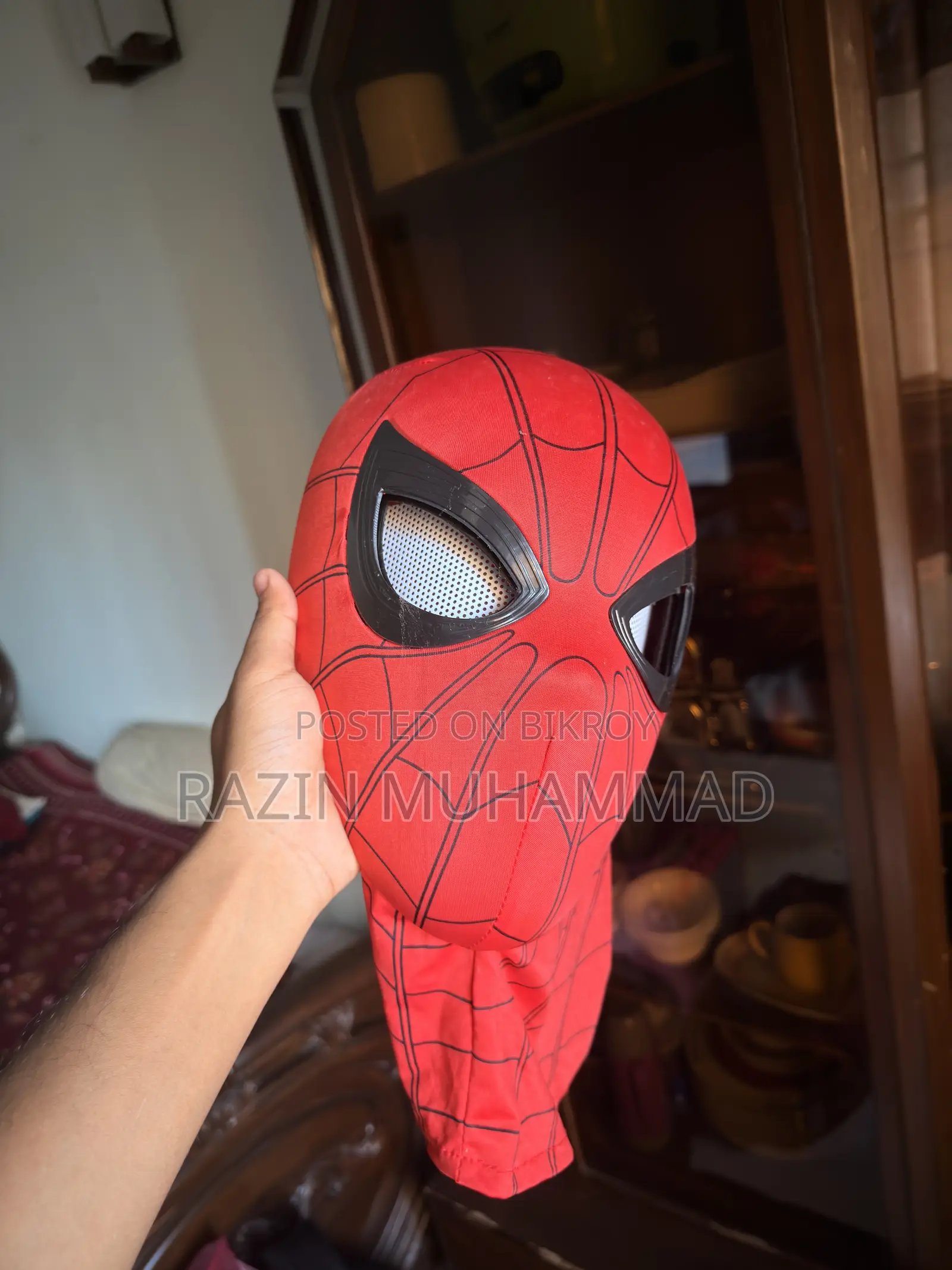 স্পাইডার-ম্যান মাস্ক (চিন কন্ট্রোল)