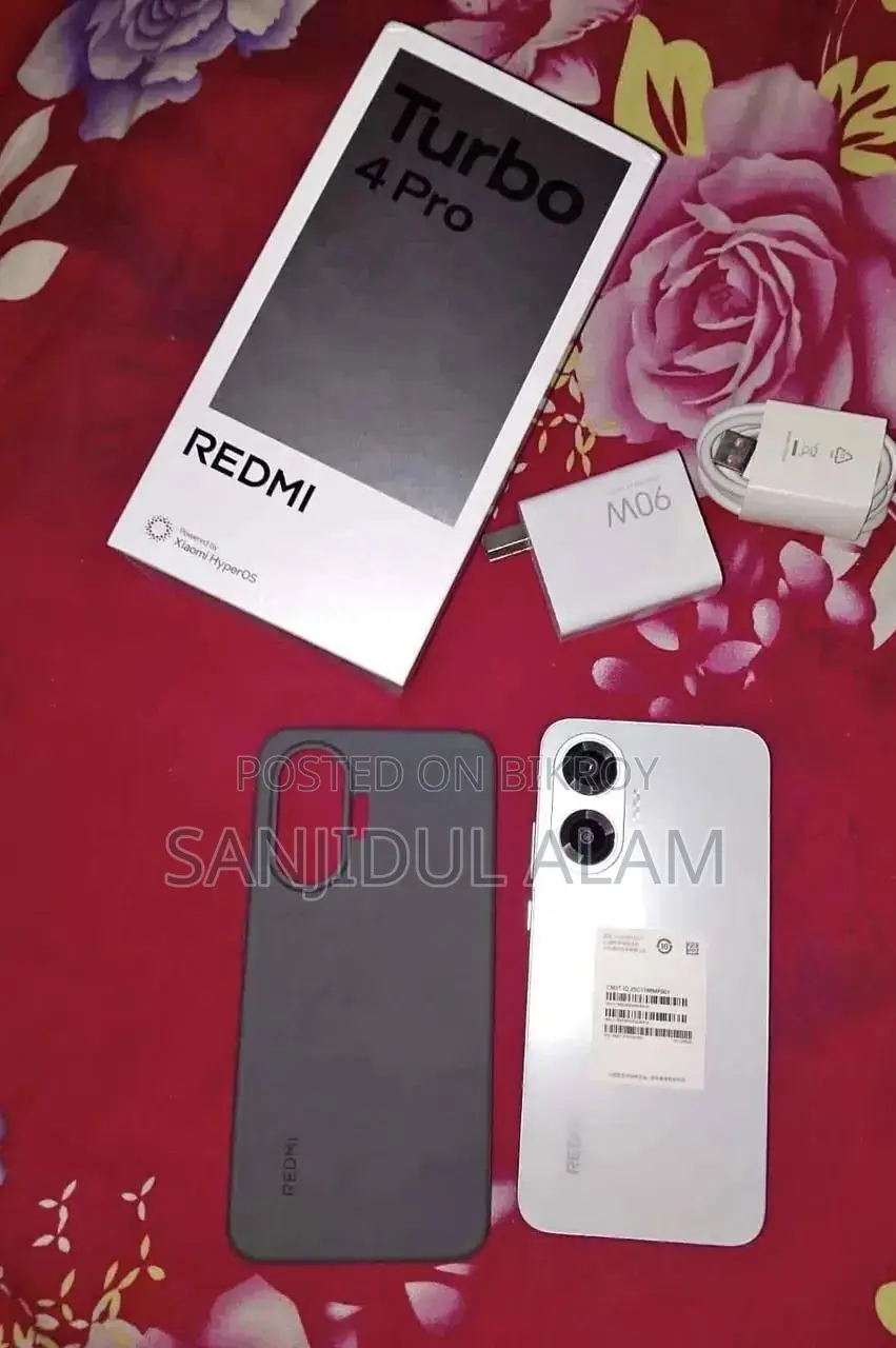 শাওমি রেডমি টার্বো ৪ প্রো ২৫৬ জিবি গোল্ড