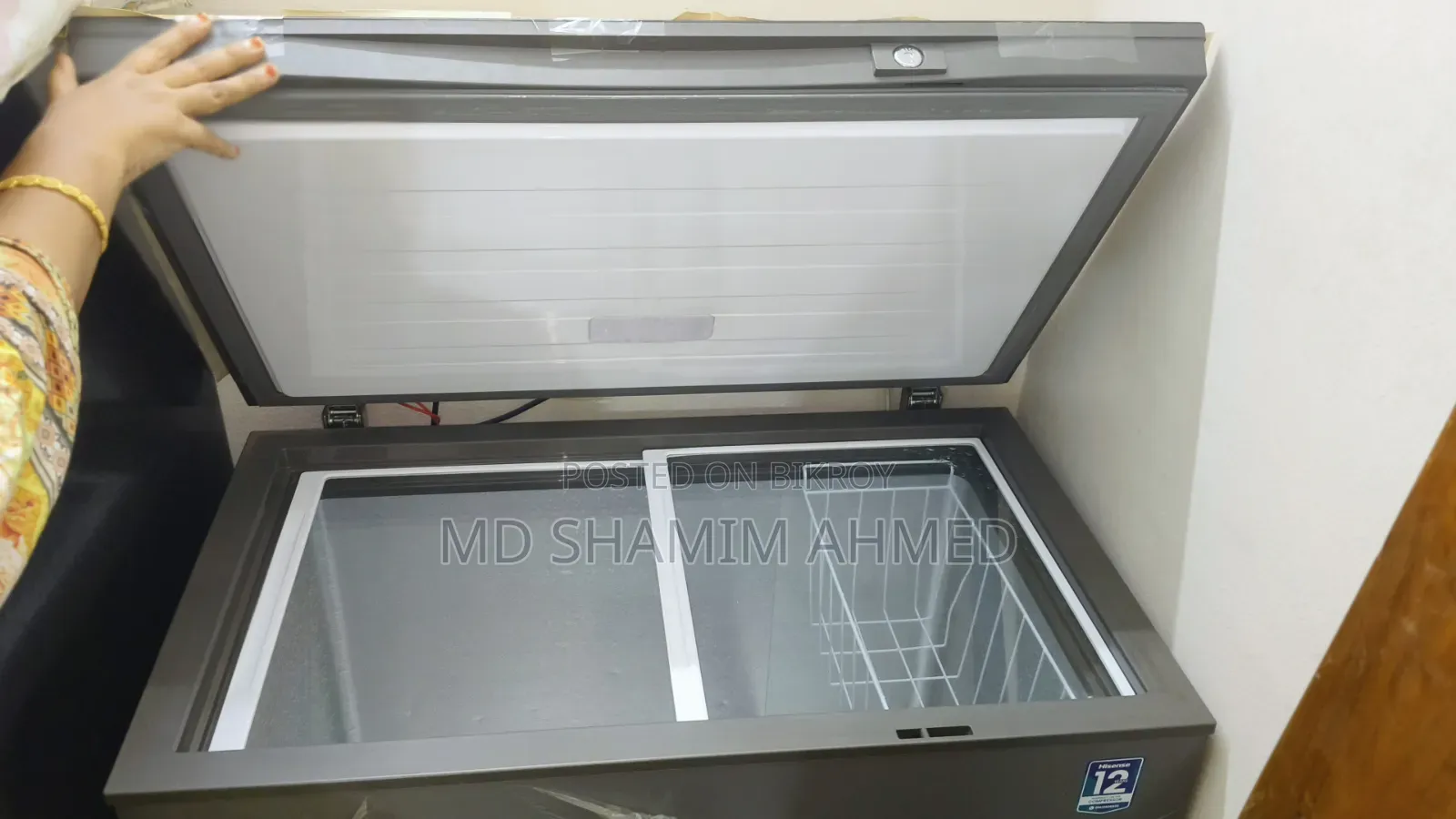 Hisense BD-189OBLKV (Gray) Deep Freezer