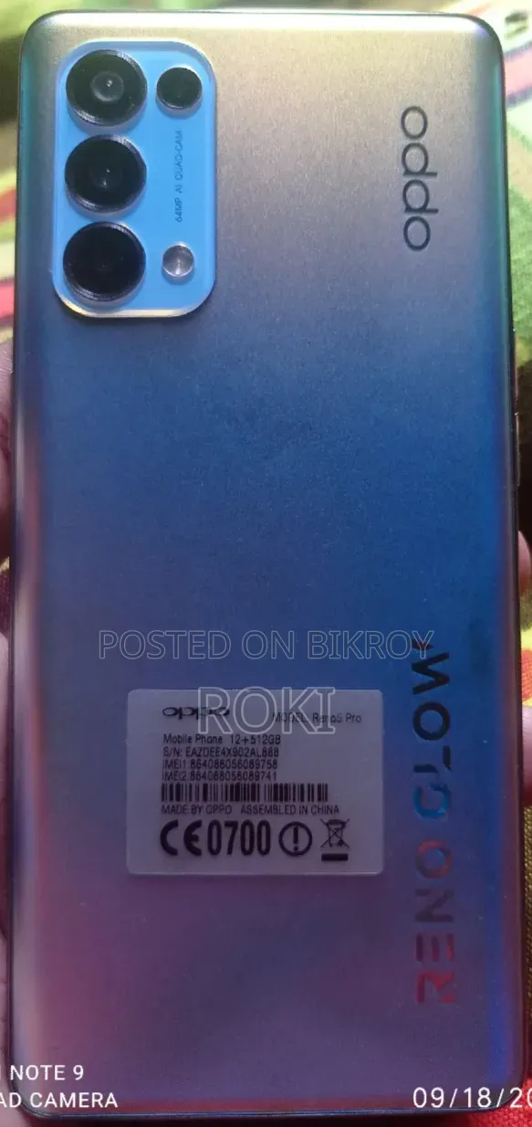 Oppo Reno5 Pro 5G 256 GB Blue