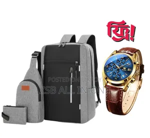 Premium Travel Bag Set 3.1 WITH FREE WATCH