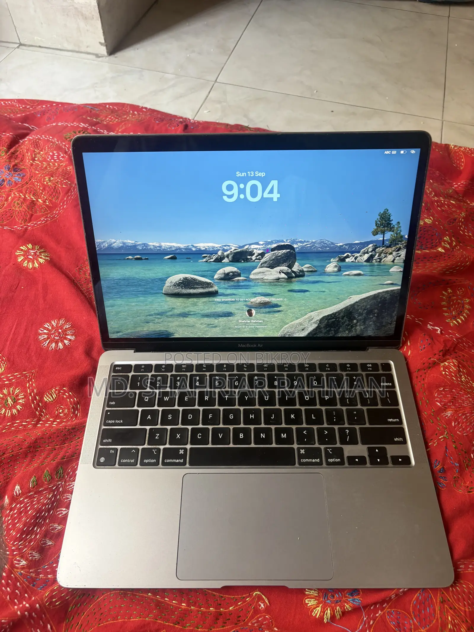Laptop Apple MacBook Air 2020 M1 8GB Apple M1 SSD 512GB