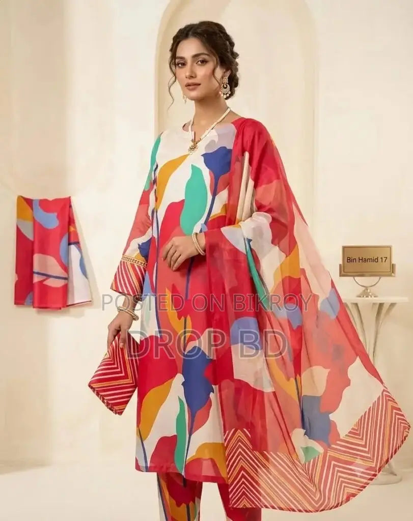 Charizma & Bin Hamid Digital Printed Lawn Three-Piece