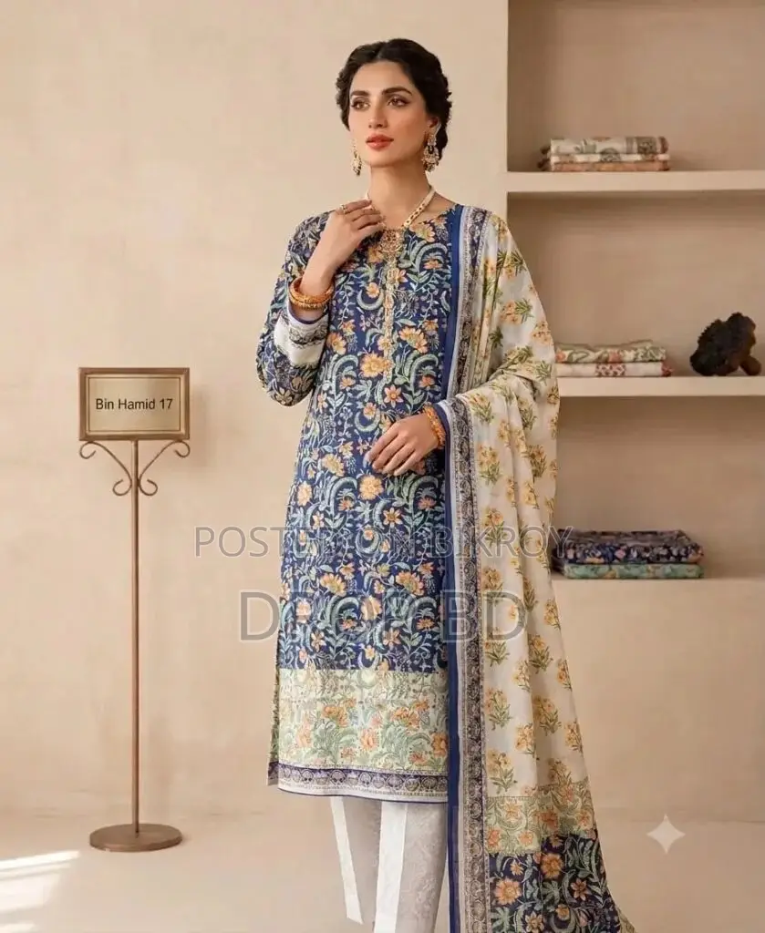 Charizma & Bin Hamid Digital Printed Lawn Three-Piece