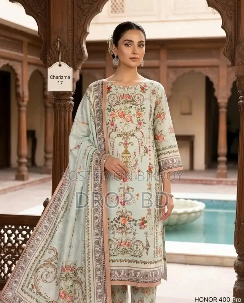 Charizma & Bin Hamid Digital Printed Lawn Three-Piece