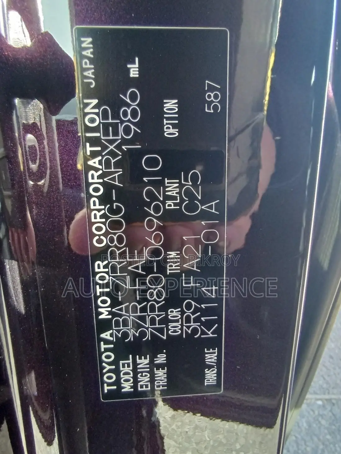 Toyota Noah 2.0 Four-Wheel Drive (8 Seater) 2021 Black