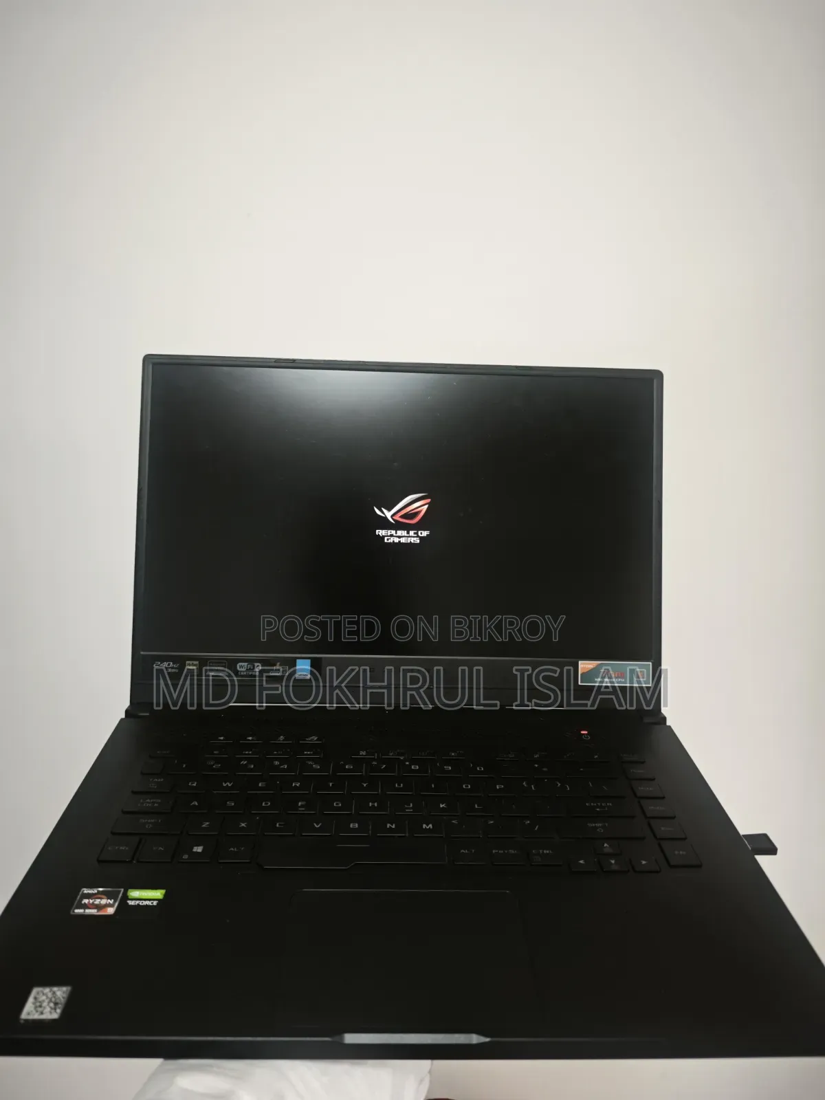 ল্যাপটপ Asus ROG Zephyrus G15 ১৬জিবি এএমডি রাইজেন ৯ এসএসডি ১টিবি
