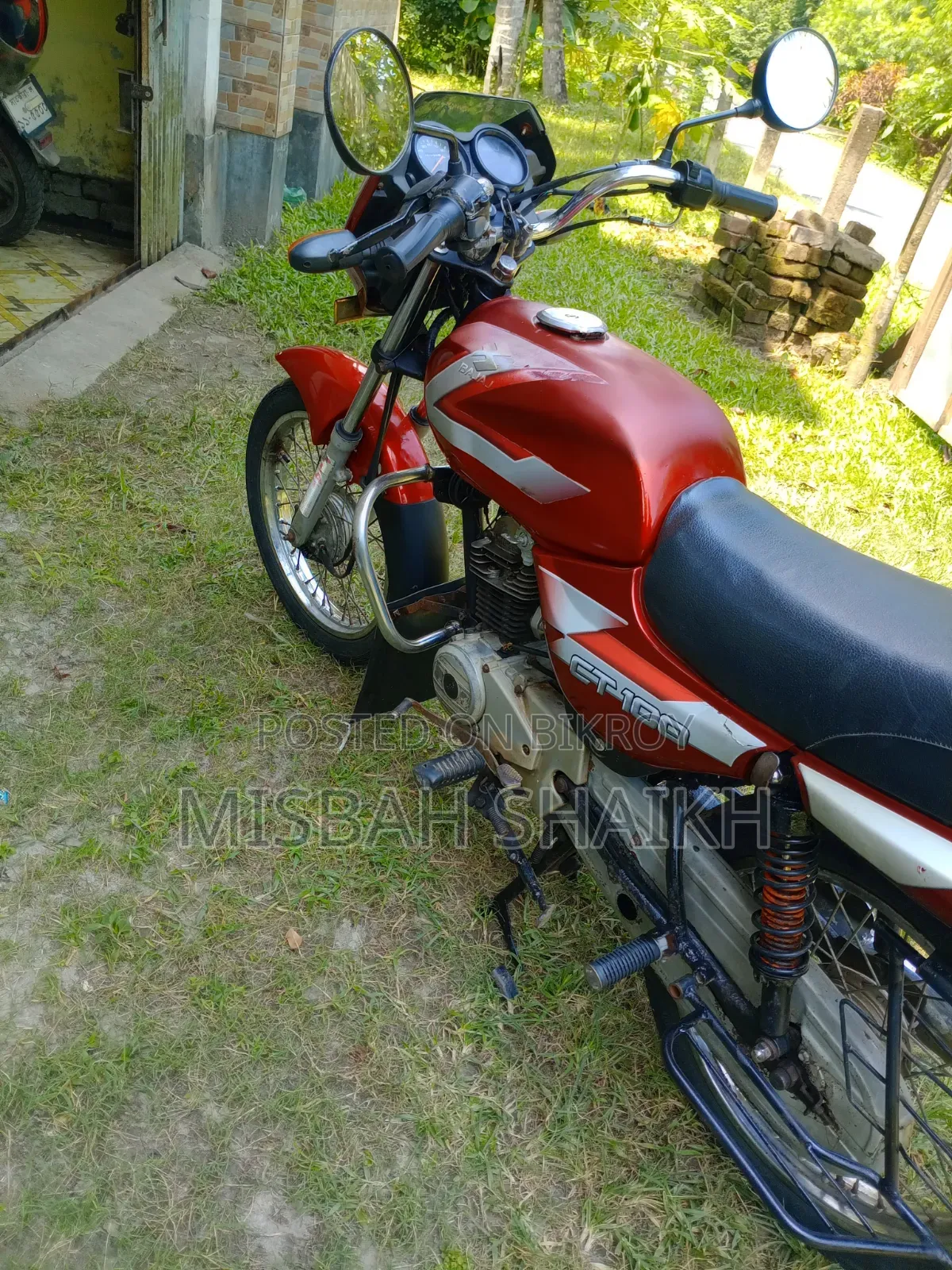 বাজাজ সিটি ১০০ ২০১৫ রেড