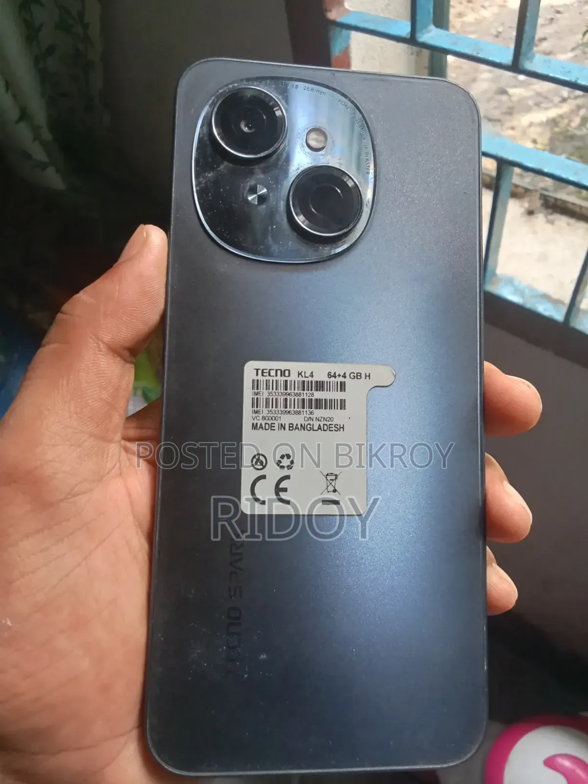 টেকনো স্পার্ক গো ৬৪ জিবি ব্ল্যাক