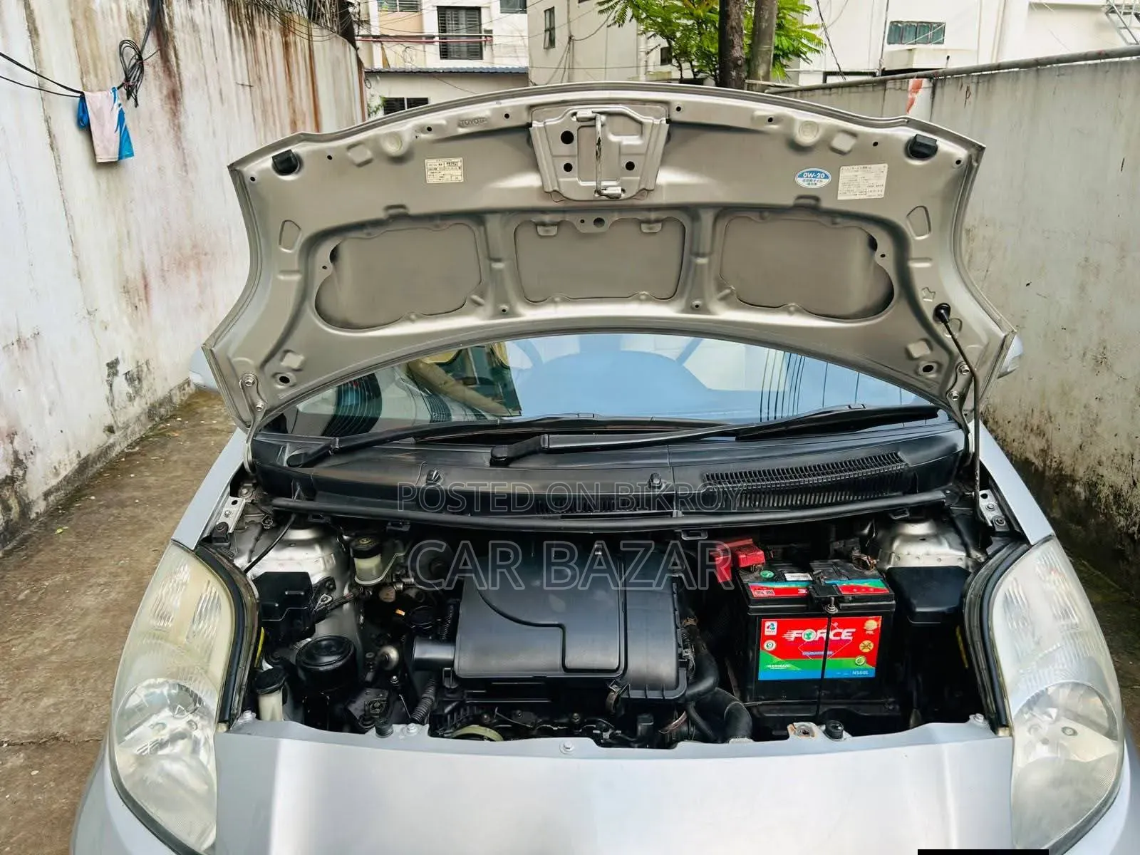Toyota Vitz 1.0 FWD 5dr 2008 Silver