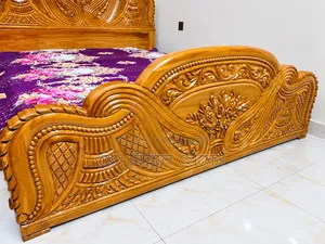 সেগুন কাঠের খাট ৬/৭ ফিট