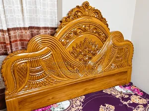 সেগুন কাঠের খাট ৬/৭ ফিট