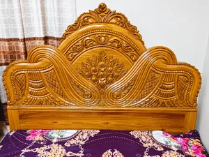 সেগুন কাঠের খাট ৬/৭ ফিট