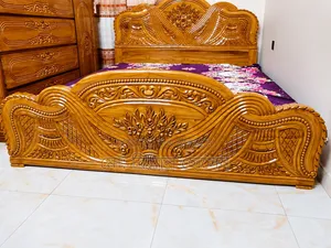 সেগুন কাঠের খাট ৬/৭ ফিট