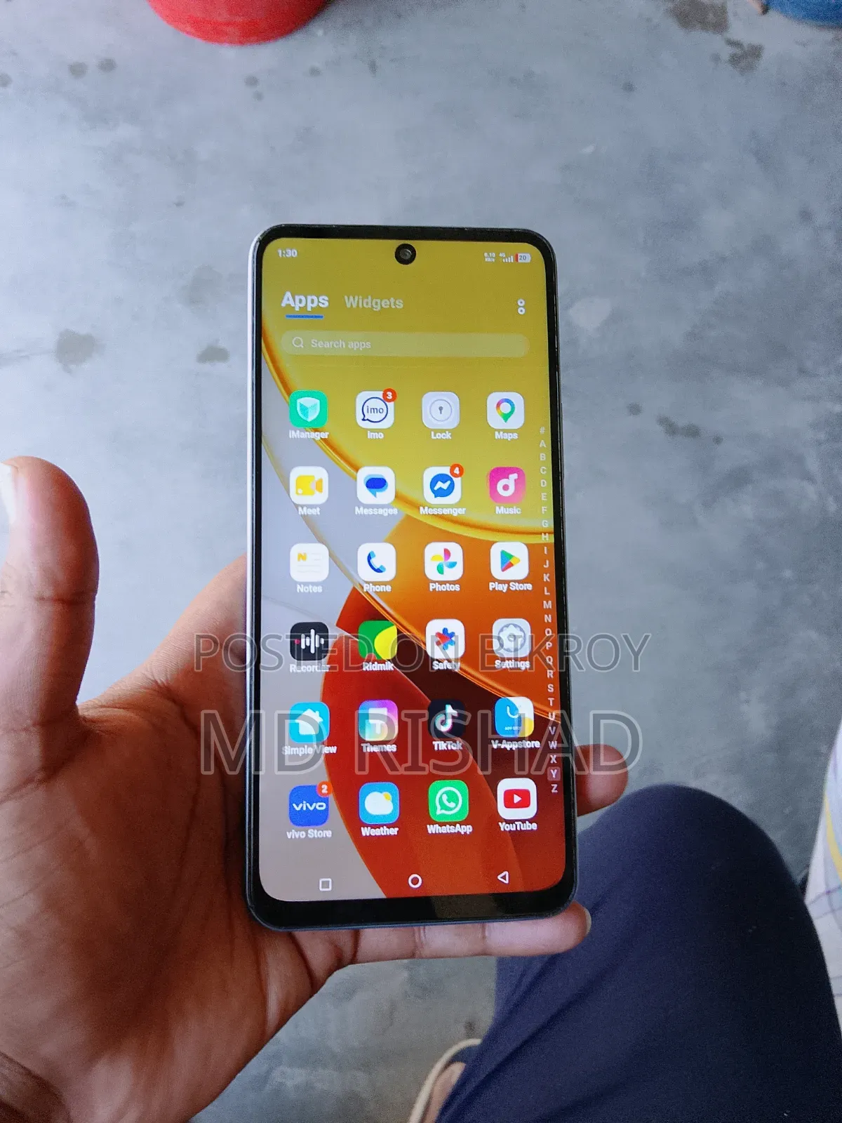 Vivo Y19s 128 GB Blue