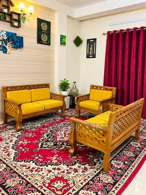 সেগুন কাঠের সোফা ৫ সিট