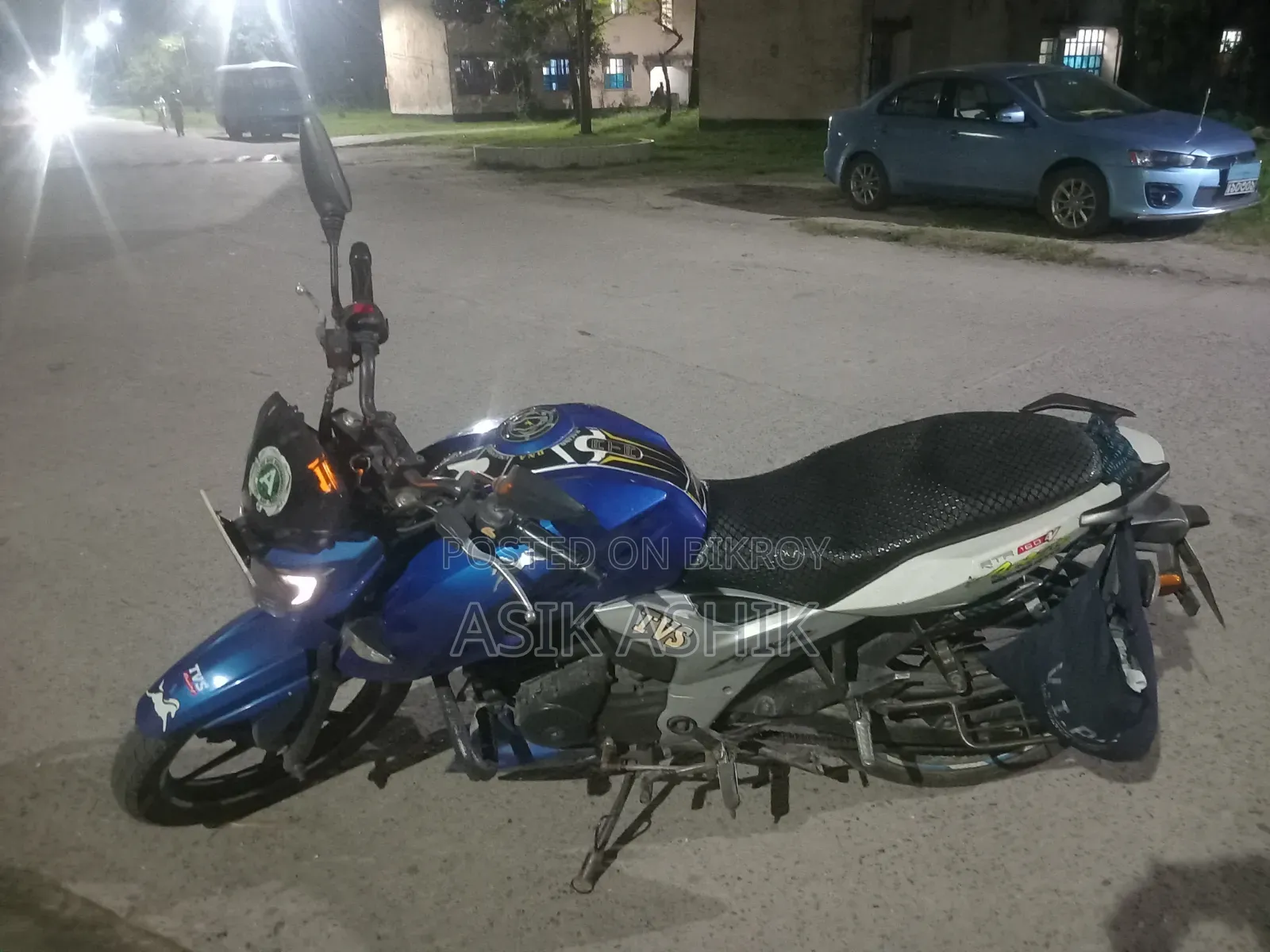 TVS Apache 160 4V 2020 Blue