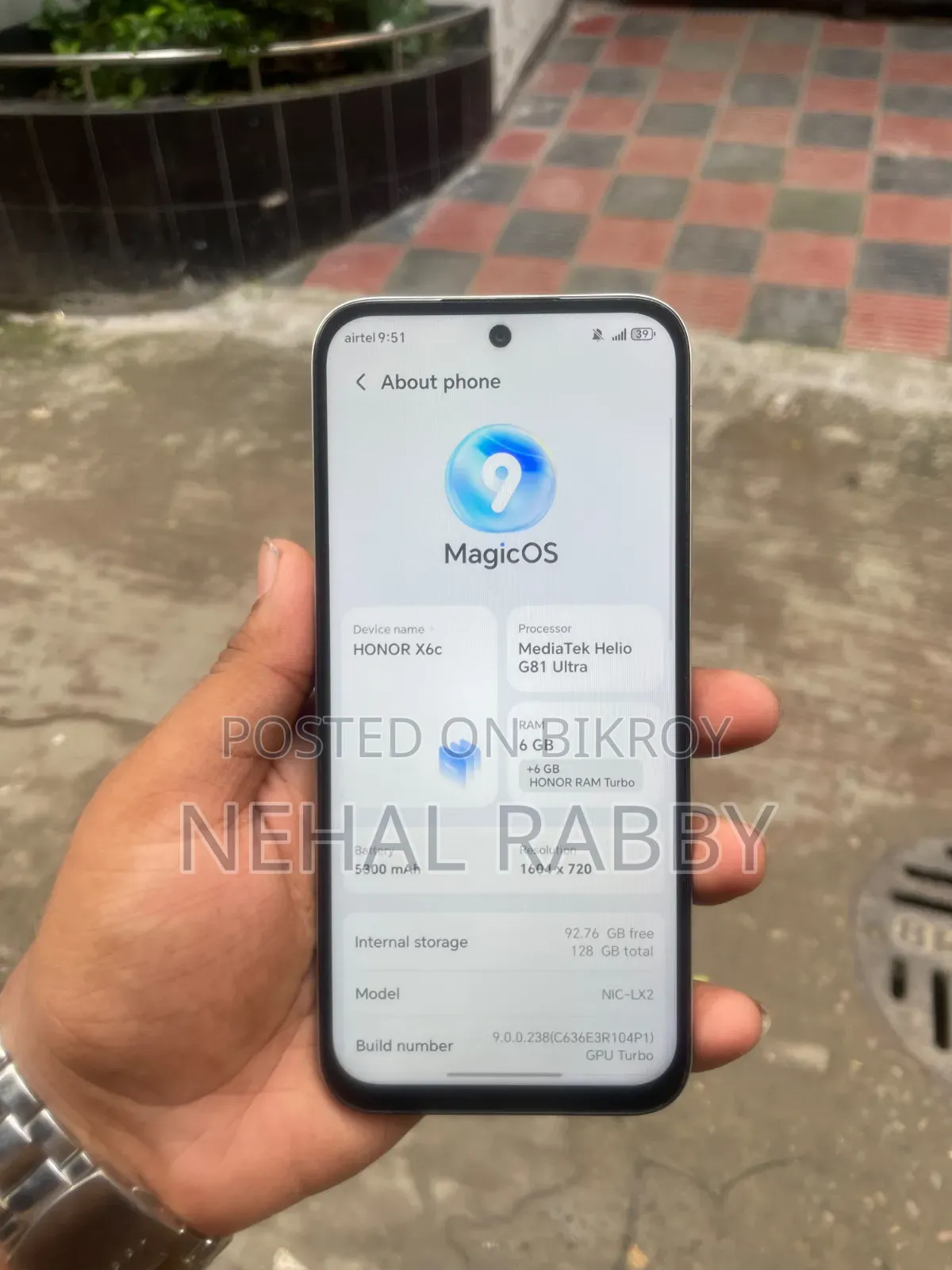 হনার এক্স৬সি ১২৮ জিবি হোয়াইট