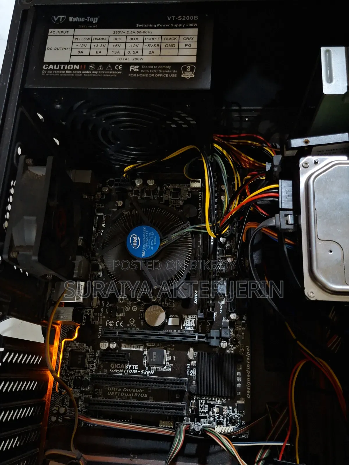 Gigabyte GA-H110MSTX-HD3-ZK 4GB Intel Core i3 SSD 128GB
