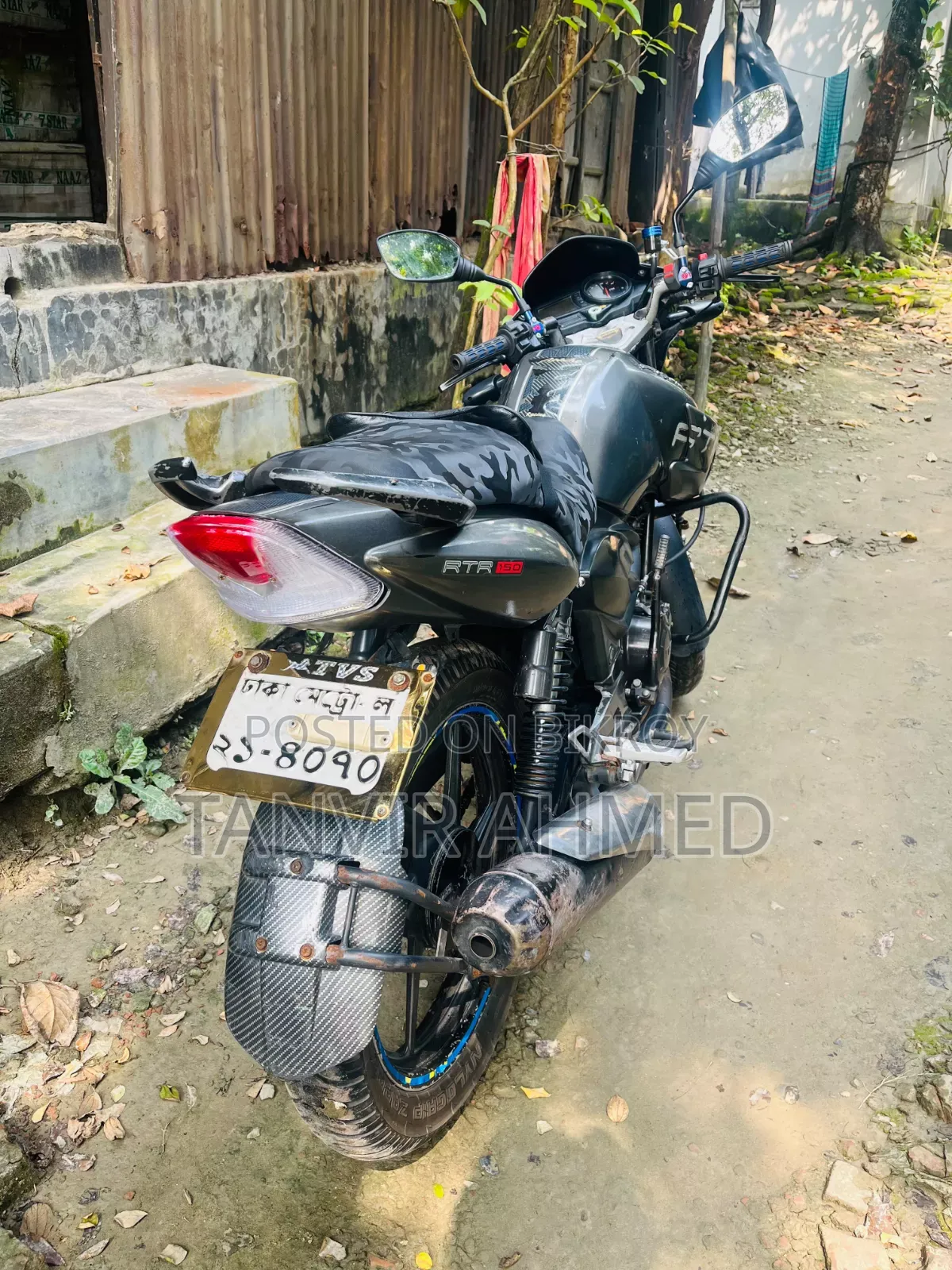TVS Apache RTR 160 2V 2012 Gray
