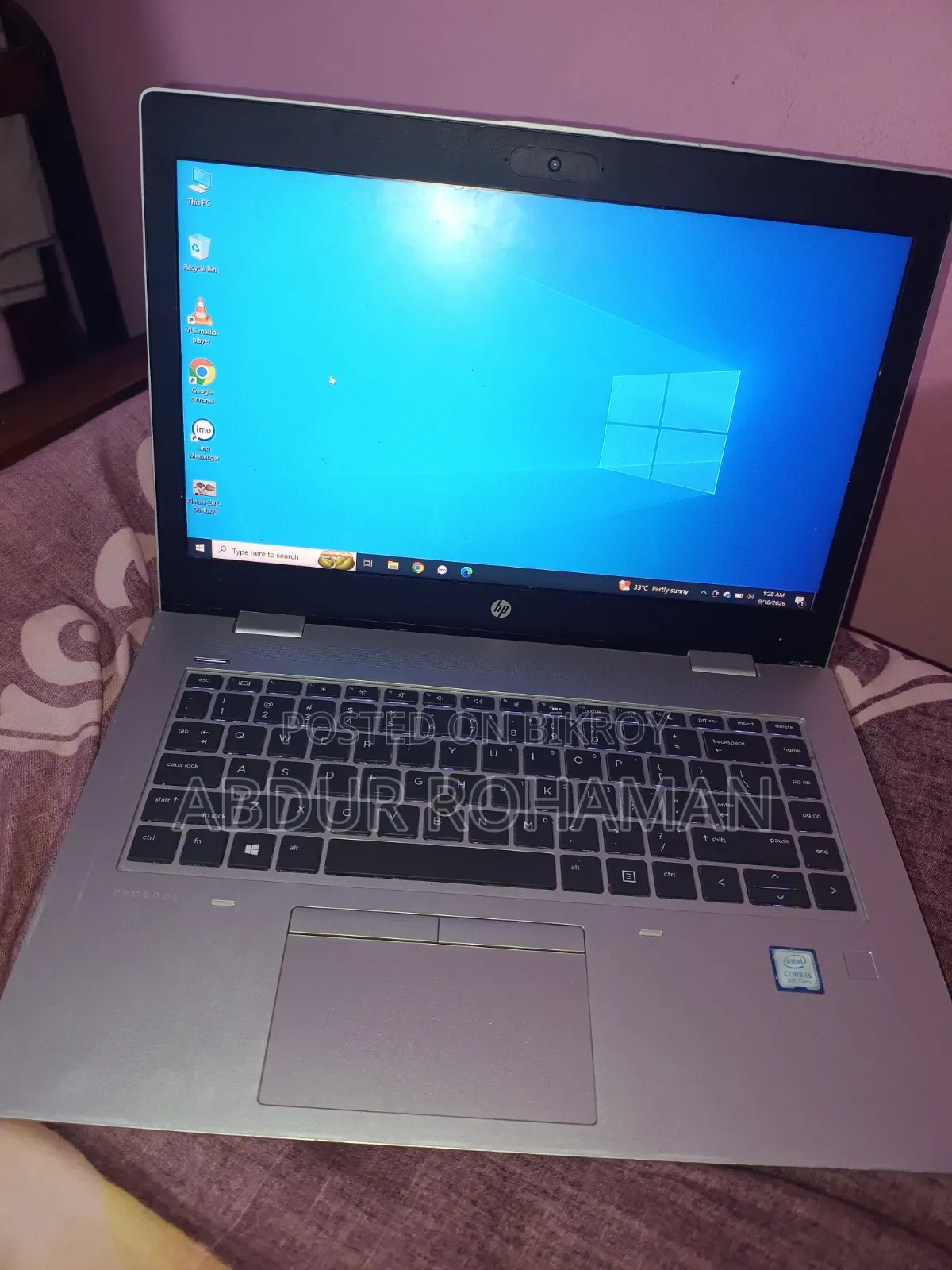 ল্যাপটপ HP ProBook 650 G5 8GB Intel Core i5 HDD 256GB