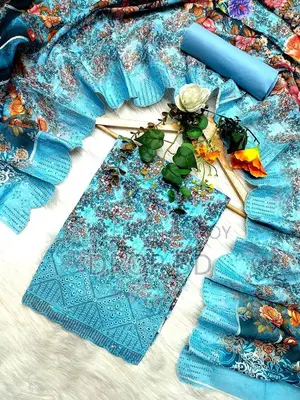 পাকিস্তানি মসলার আনস্টিচ থ্রি পিস