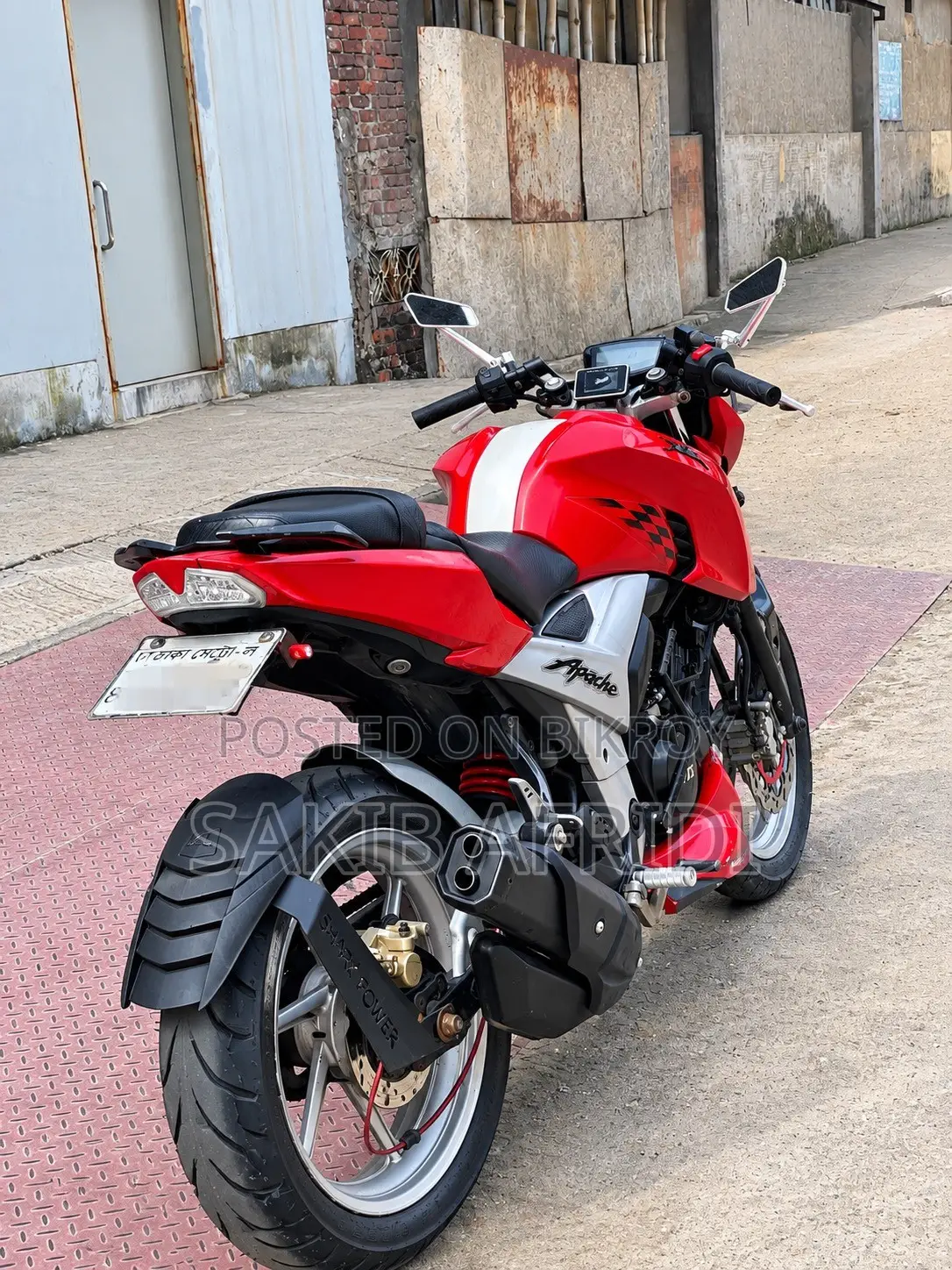 TVS Apache 160 4V 2019 Red