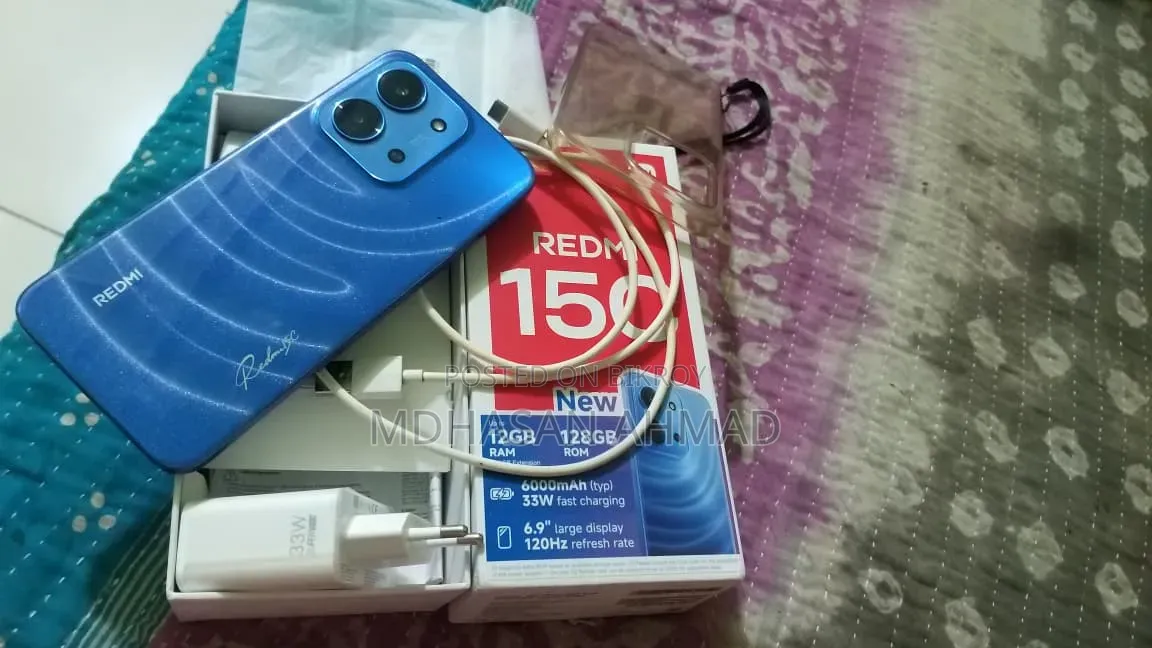 শাওমি রেডমি ১৫সি ১২৮ জিবি ব্লু