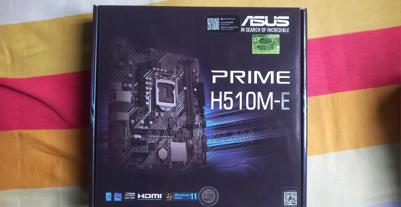 Desktop Computer Asus 8GB Intel Core i5 SSHD (Hybrid) 256GB