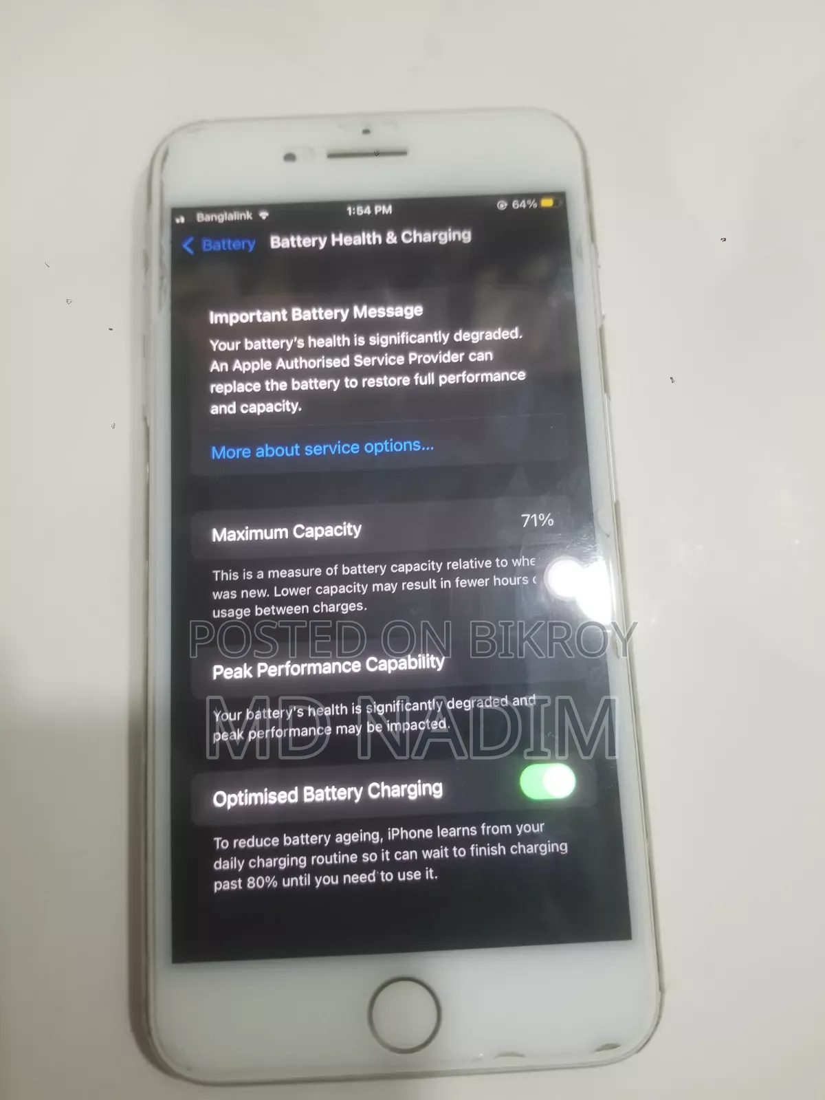 Apple iPhone 8 Plus 256 GB White