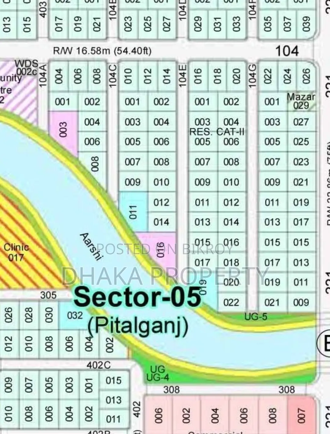 Nearby 300ft 5 Katha Lake East at Sector-5