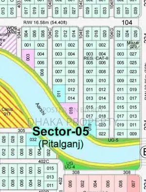 Nearby 300ft 5 Katha Lake East at Sector-5
