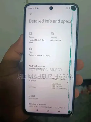 Xiaomi Redmi Note 9 Pro 64 GB Blue