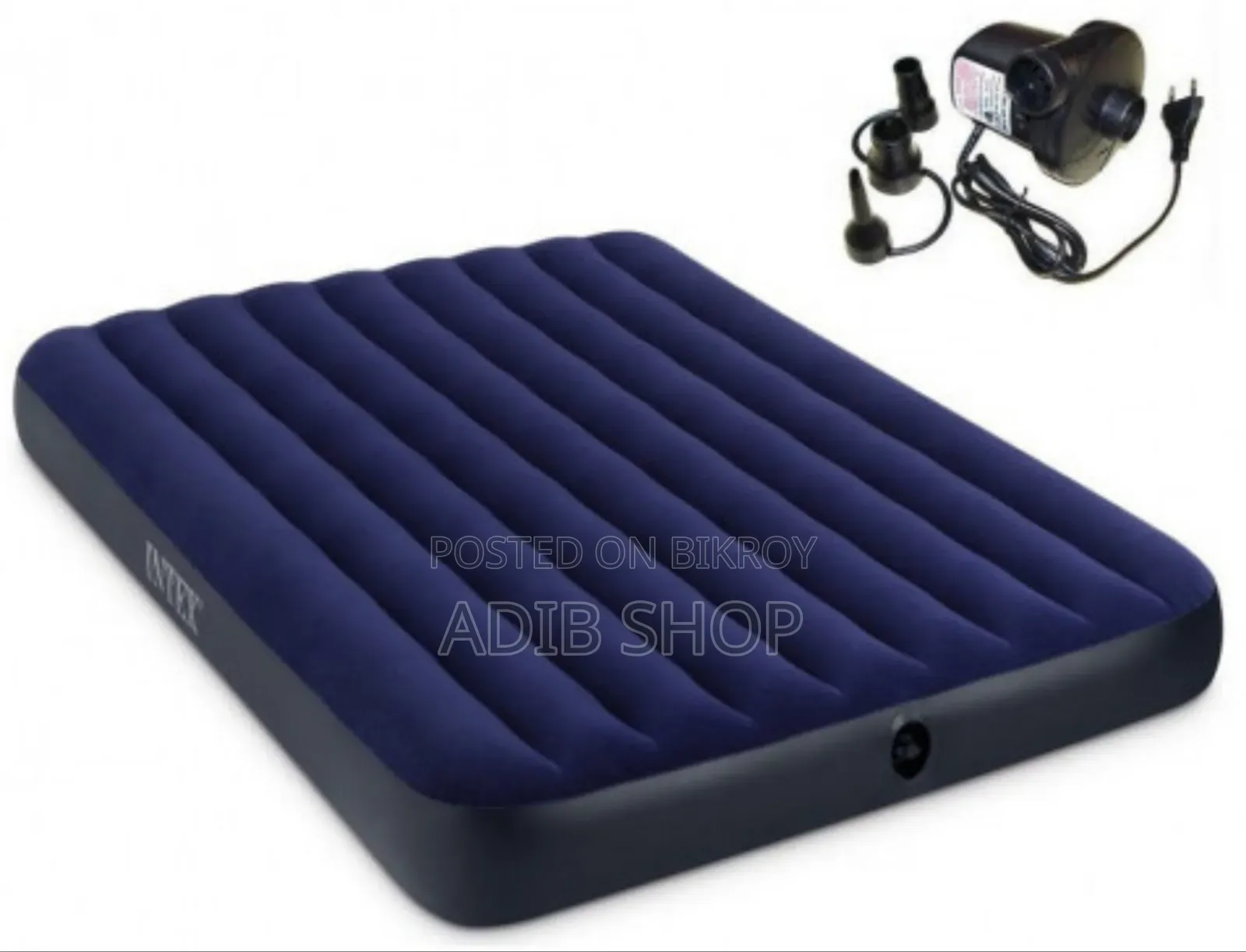 Intex Double Inflatable Air Bed With Electric Pump