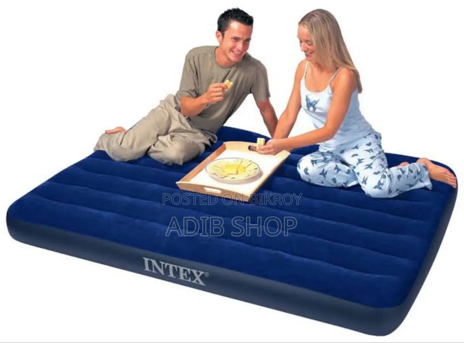Intex Double Inflatable Air Bed With Electric Pump