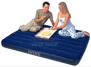 Intex Double Inflatable Air Bed With Electric Pump