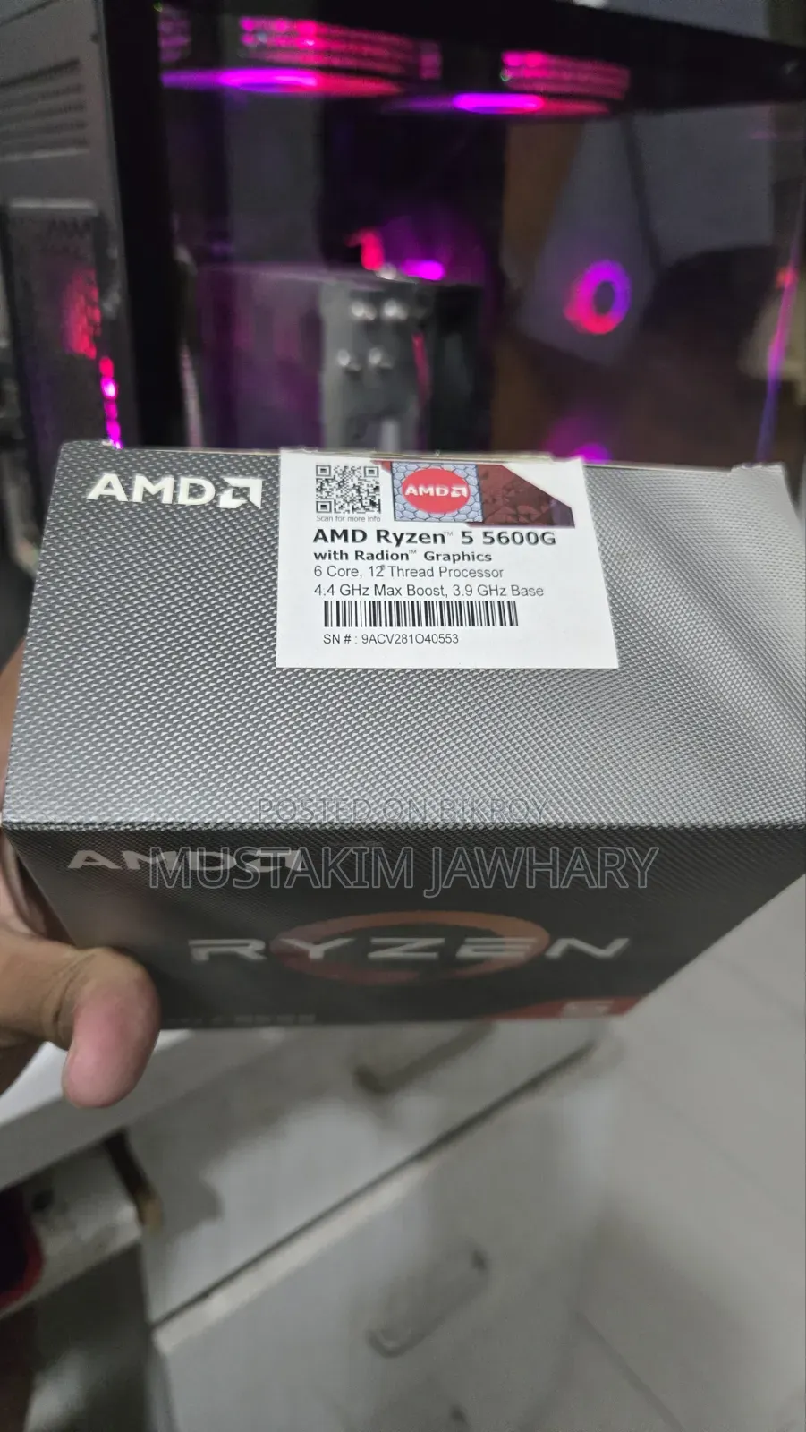 Desktop Computer MSI model 8GB AMD Ryzen 5 HDD+SSD 3T