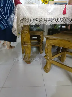 6 Chair Dining Table Teak Wood