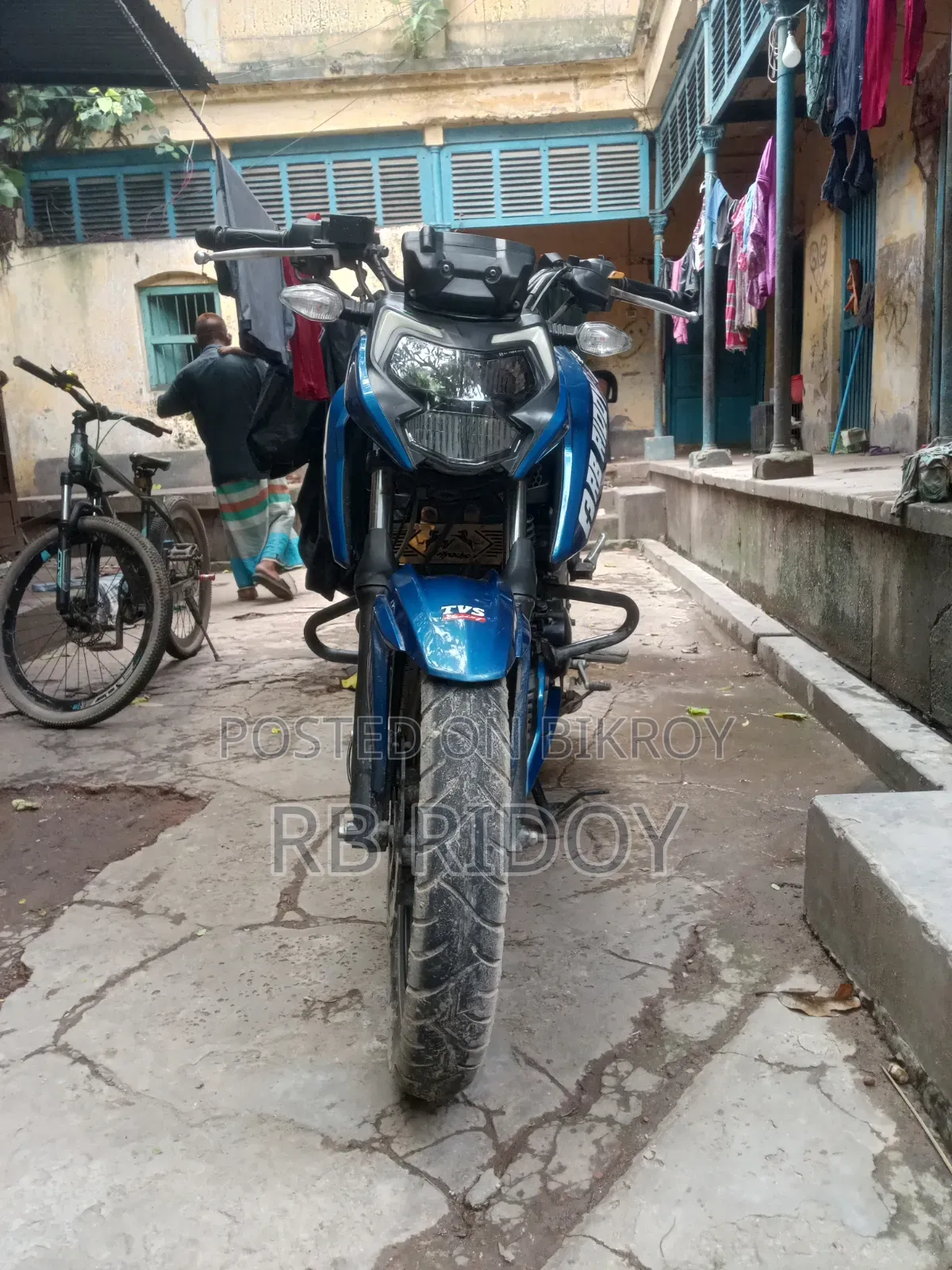 টিভিএস আপাচে আরটিআর ১৬০ ৪ভি ২০২১ ব্লু